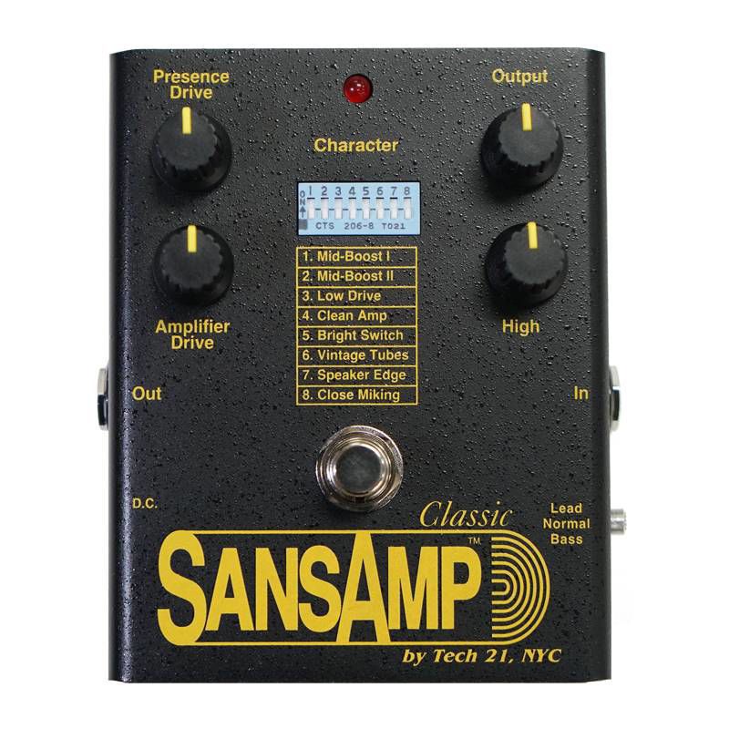 ギター tech21 SansAmp PAS-1 Buy Tech 21 Sansamp SA1 Classic Guitar Pedal Reissue 2021 Online