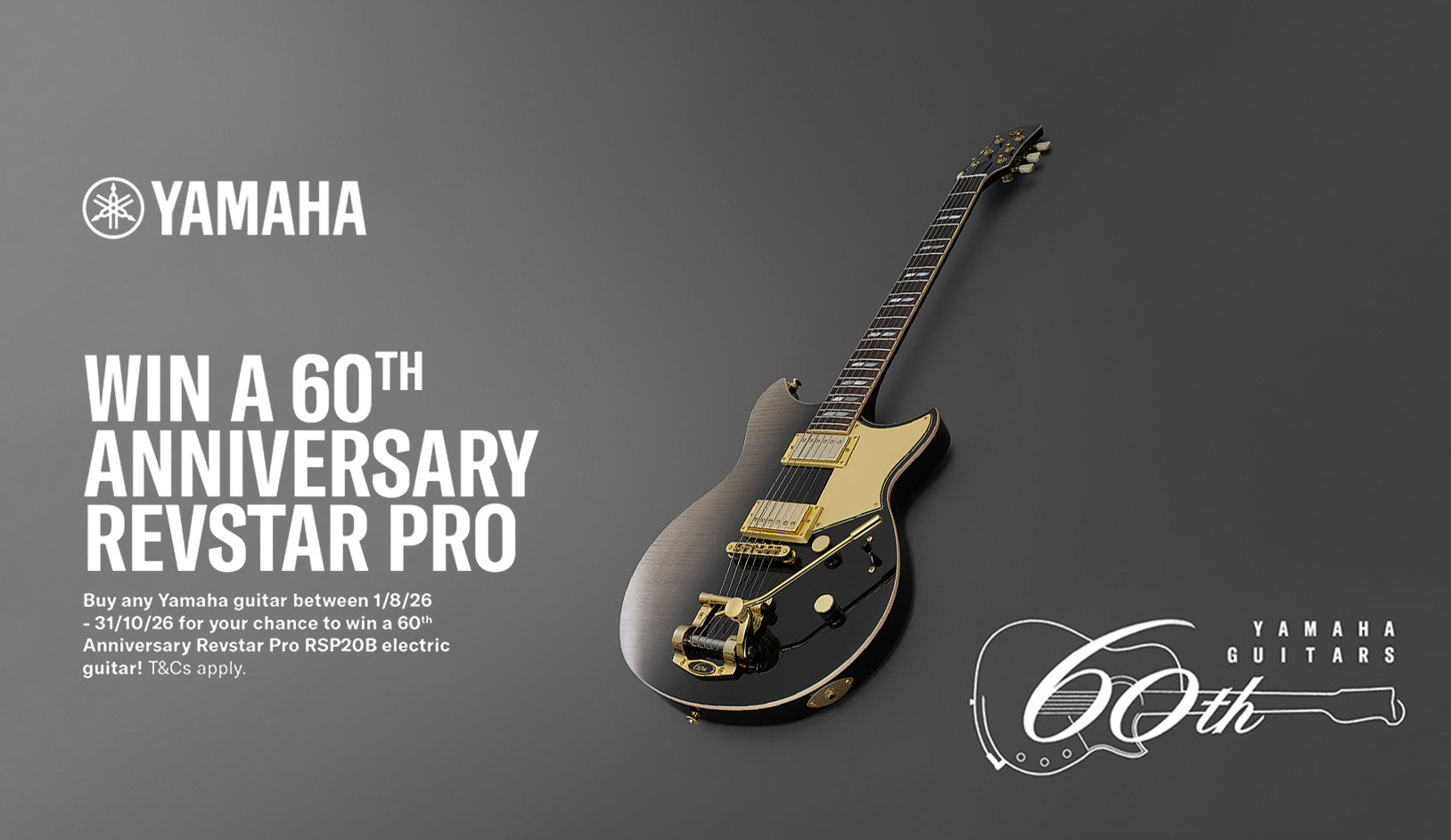 Win a Yamaha RevStar Pro Electric Guitar