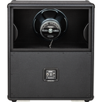 Mesa Boogie VTG Split Back 2x12 vertical guitar speaker cabinet in black with open back design and dual speakers.