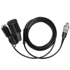 Sennheiser MKE40-4 wired cardioid clip-on lavalier microphone for live audio recording and broadcasting.