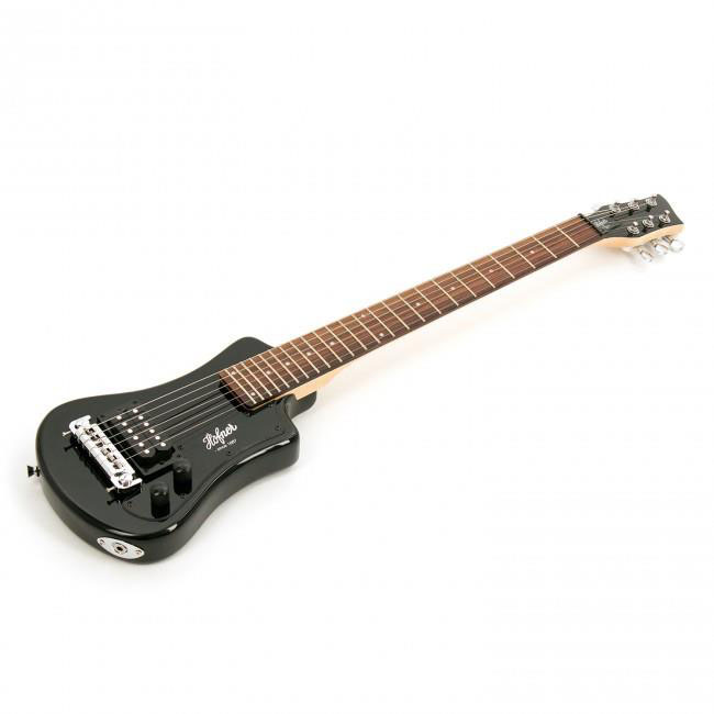 Hofner Shorty Electric Guitar with Gig Bag - Black