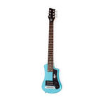 Hofner Shorty Electric Guitar with Gig Bag - Blue