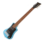 Hofner Deluxe Shorty Electric Guitar with Gig Bag - Blue