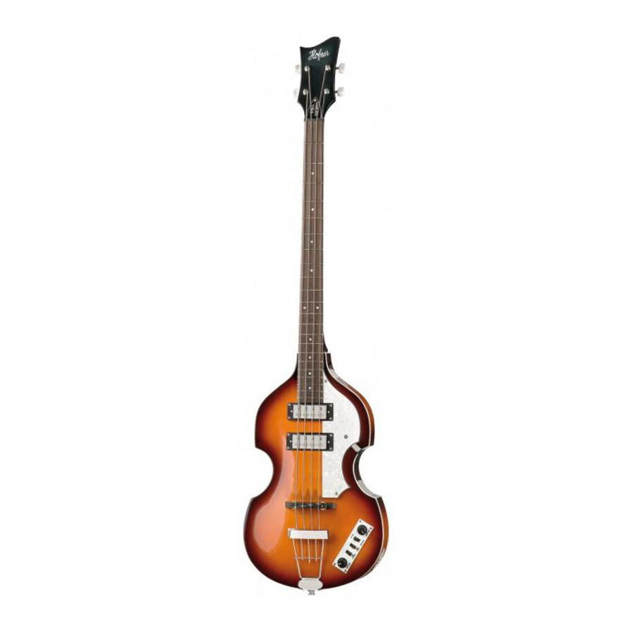 Hofner Ignition Series Cavern 4-String Bass Guitar in Sunburst