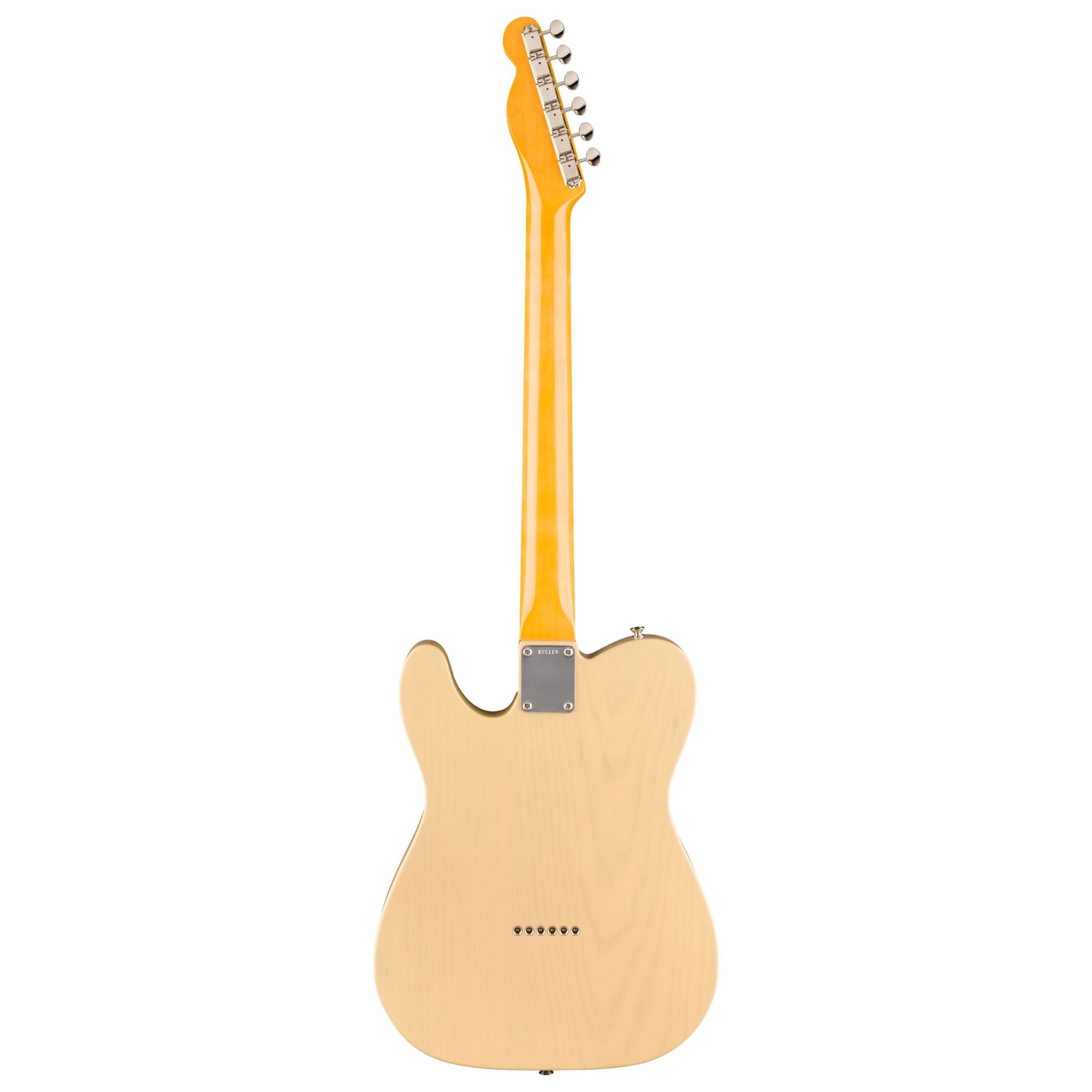 Fender American Vintage II 1963 Telecaster electric guitar with rosewood fingerboard and vintage finish, showcasing classic design.
