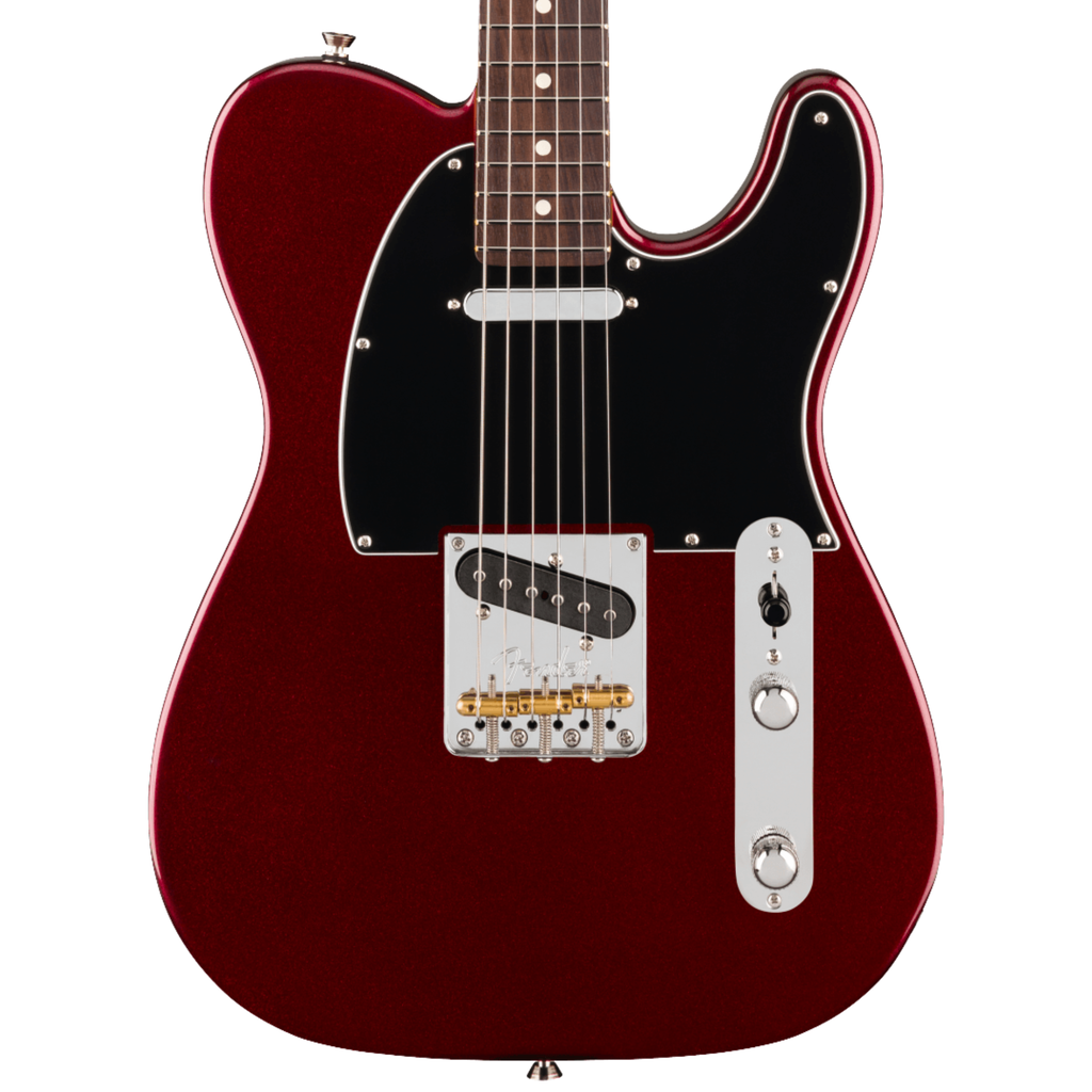 Fender American Pro Telecaster RW FB Oxblood electric guitar with a rich red-brown finish and maple neck.