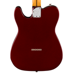 Fender American Pro Hot Shot Telecaster electric guitar with rosewood fingerboard in Oxblood finish, showcasing its sleek body and hardware.