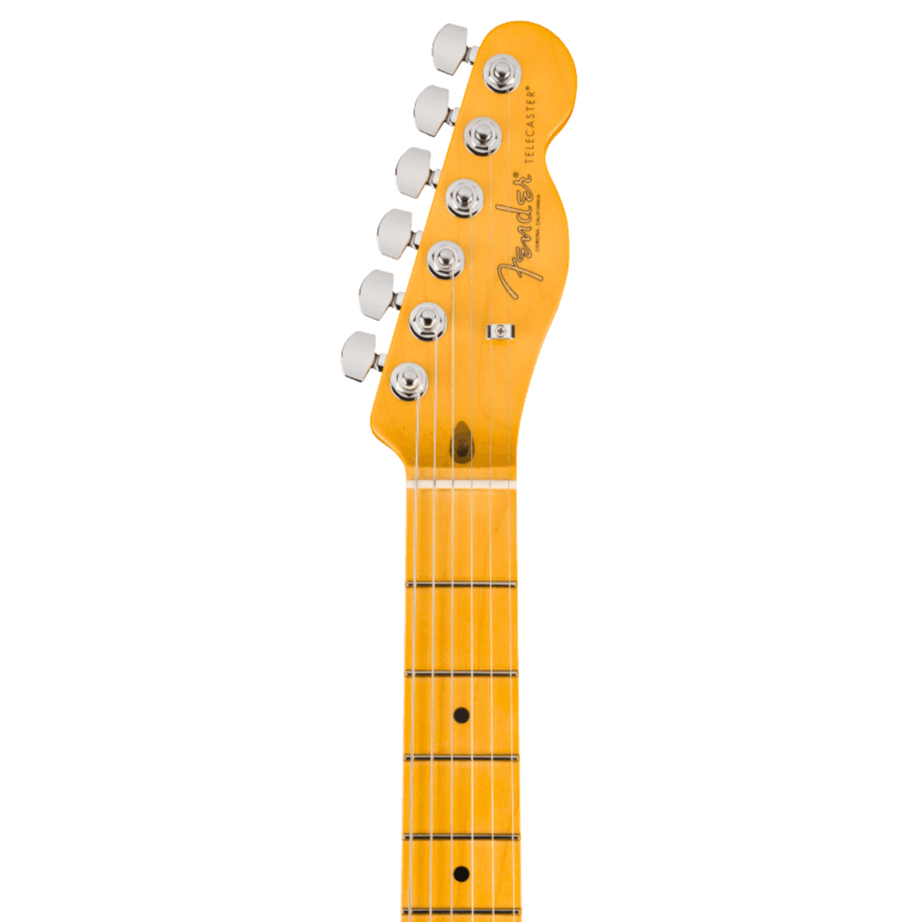 Fender American Pro Hot Shot Telecaster electric guitar with maple fretboard in aged cherry burst finish.