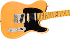 Fender American Pro Hot Shot Telecaster electric guitar with maple fretboard in butterscotch blonde finish, showcasing its classic design.