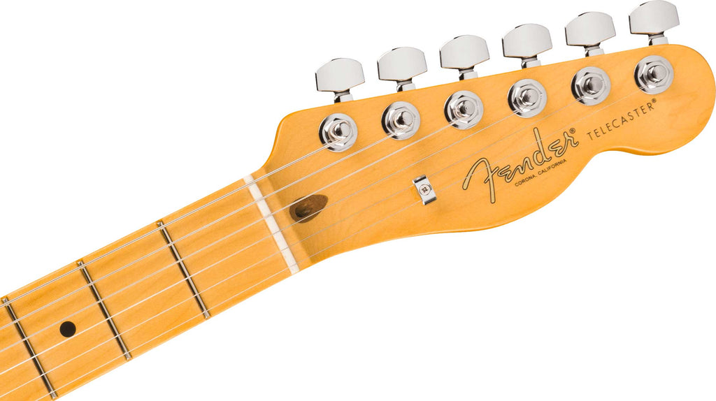Fender American Pro Hot Shot Telecaster electric guitar with maple fingerboard in butterscotch blonde finish.