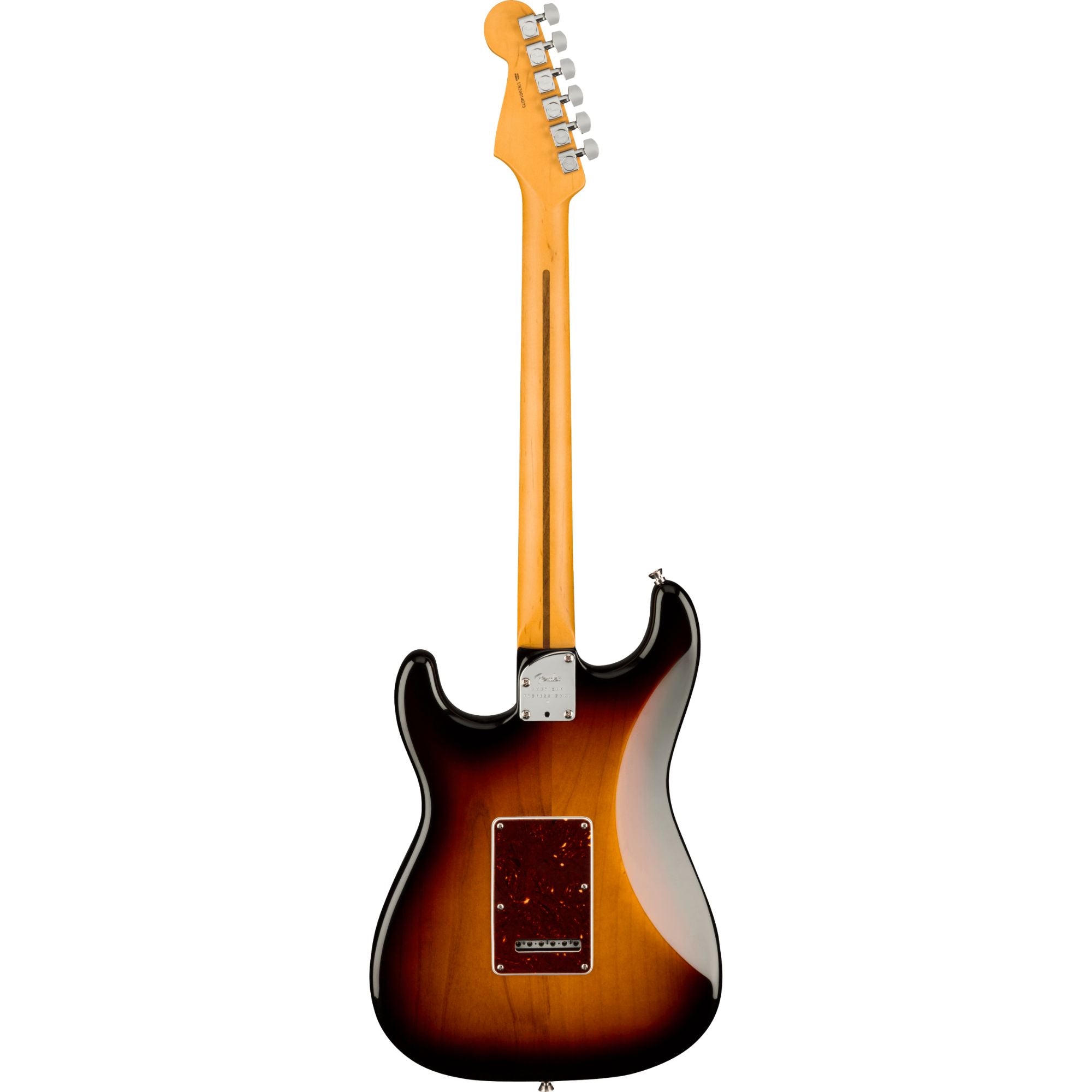 Fender American Professional II Stratocaster electric guitar with rosewood fingerboard in 3-color sunburst finish.