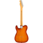Fender American Professional II Telecaster electric guitar with maple fingerboard in Sienna Sunburst finish, showcasing its body and hardware.