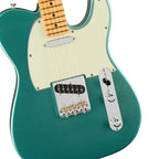 Fender American Professional Classic Telecaster electric guitar with maple fingerboard in faded Sherwood Green metallic finish.