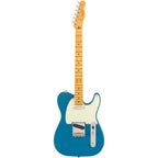 Fender American Professional Classic Telecaster electric guitar with maple fingerboard in faded Lake Placid Blue finish.