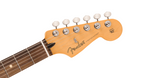 Fender Player II Stratocaster electric guitar with rosewood fingerboard in 3-color sunburst finish, showcasing its body and neck.