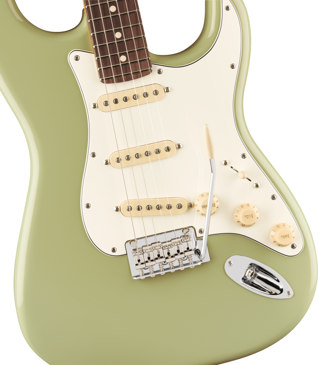 Fender Player II Stratocaster Electric Guitar with Rosewood Fretboard in Birch Green