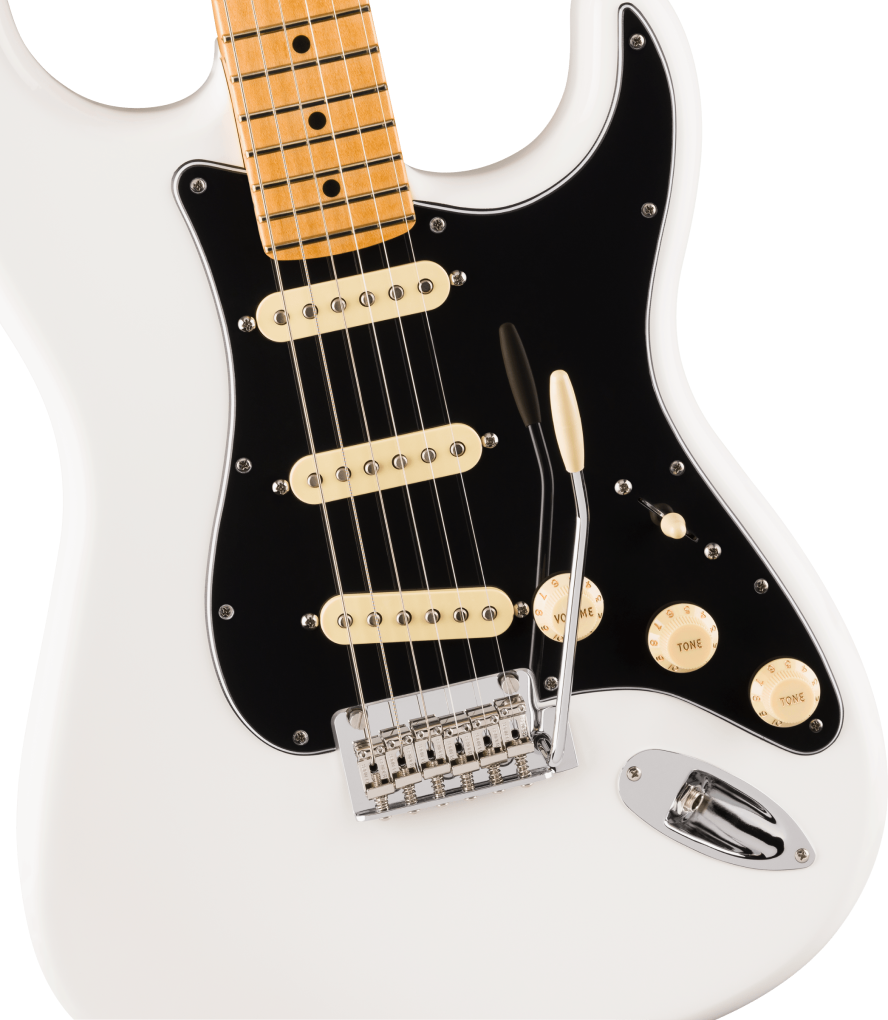Fender Player II Stratocaster Electric Guitar with Maple Fretboard in Polar White