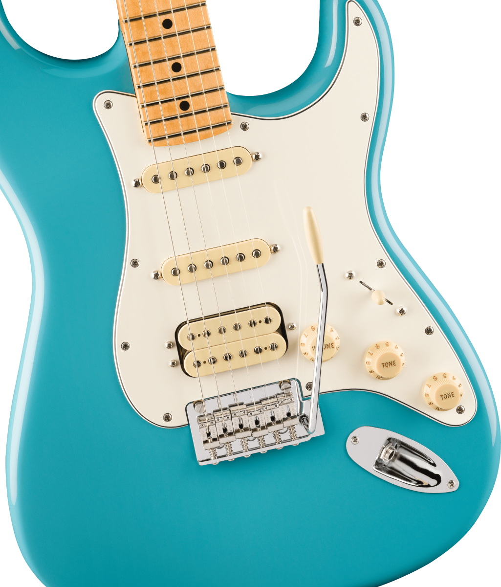 Fender Player II Stratocaster HSS Electric Guitar with Maple Fretboard - Aquatone Blue