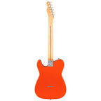 Fender Player II Telecaster electric guitar with rosewood fingerboard in Rallye Orange finish, showcasing body and neck details.