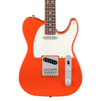 Fender Player II Telecaster electric guitar with rosewood fingerboard in Rallye Orange finish, showcasing its sleek body and hardware.