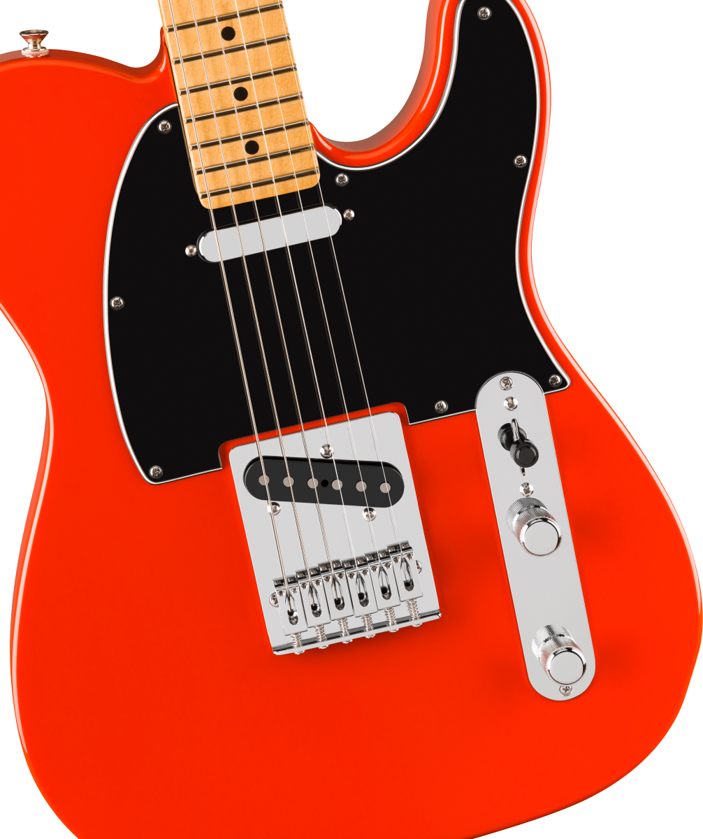 Fender Player II Telecaster Electric Guitar with Maple Fretboard - Coral Red