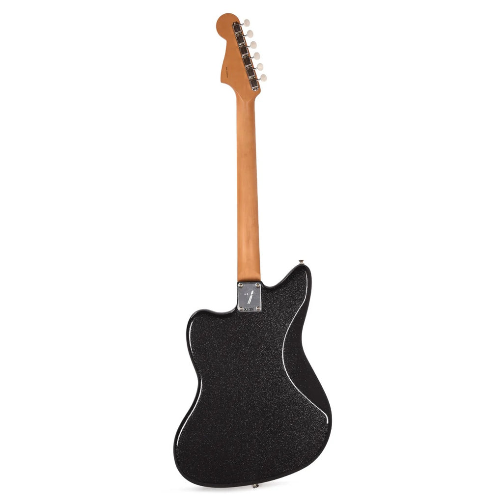 Fender Ltd Ed Gold Foil Jazzmaster Ebony FB - Black Sparkle