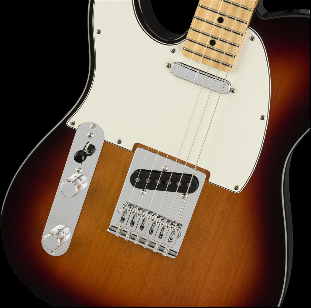 Fender Player Telecaster LH Electric Guitar w/Maple Fretboard - 3 Colour Burst