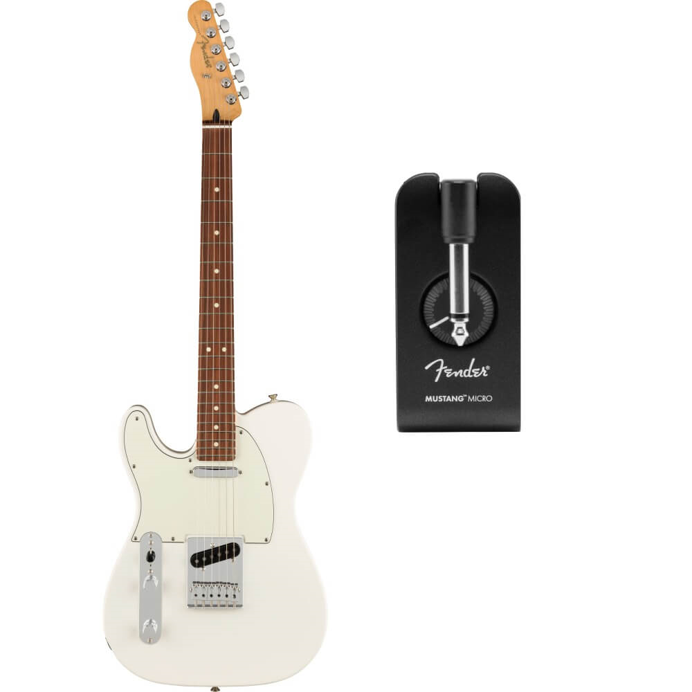 Fender Player Telecaster LH Electric Guitar w/Pau Ferro Fretboard - Polar White