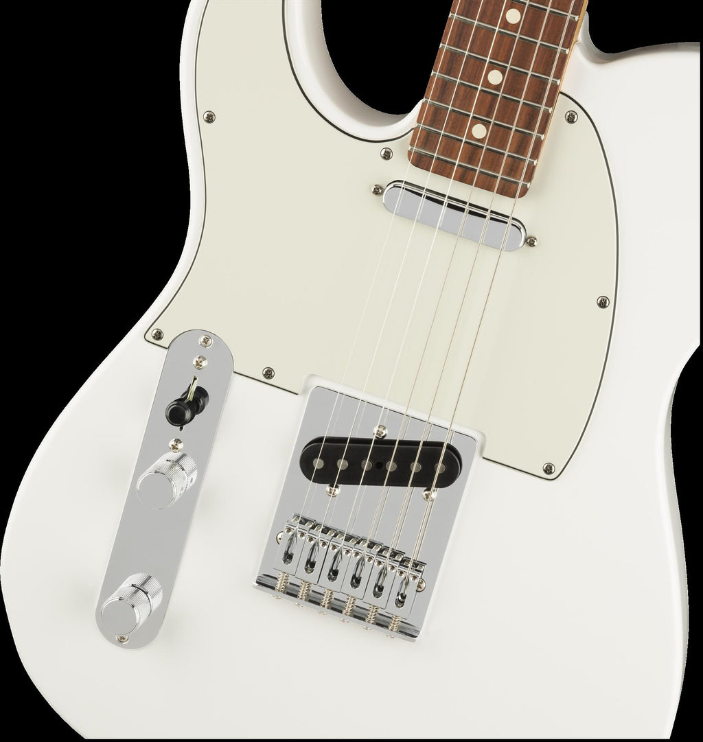Fender Player Telecaster LH Electric Guitar w/Pau Ferro Fretboard - Polar White