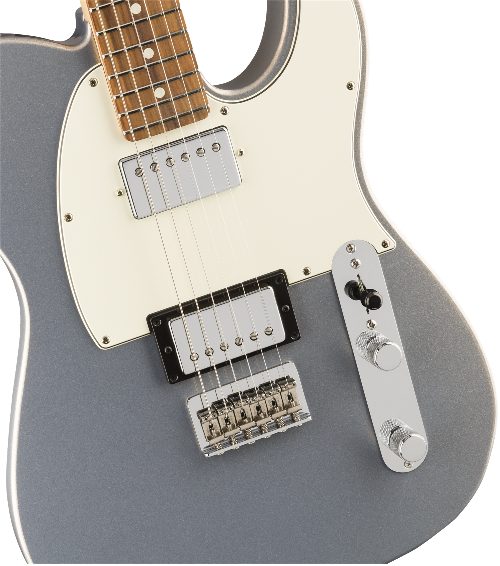 Fender Player Telecaster HH Electric Guitar w/Pau Ferro Fretboard - Silver