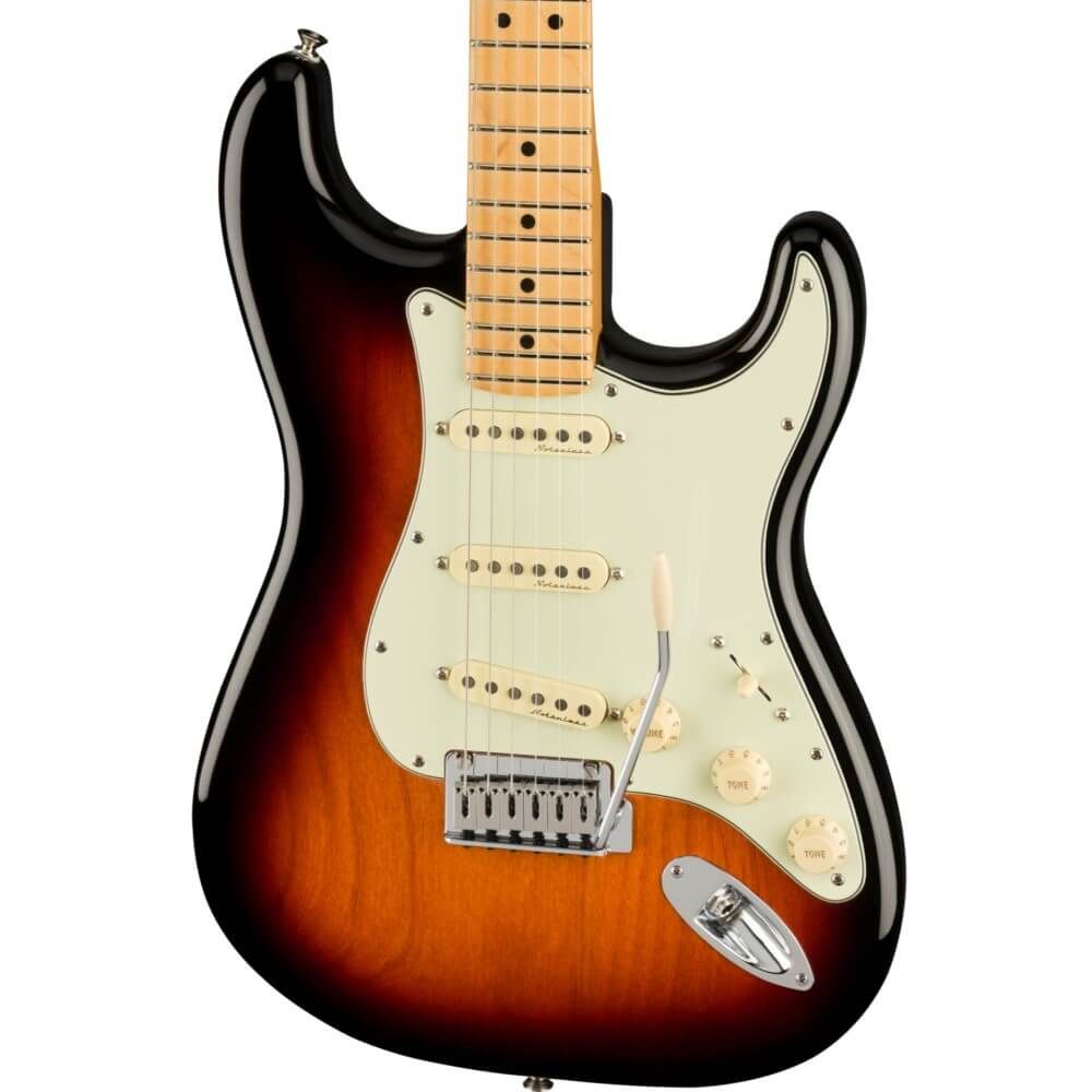Fender Player Plus Stratocaster Electric Guitar w/Maple Fretboard - 3-Colour Sunburst