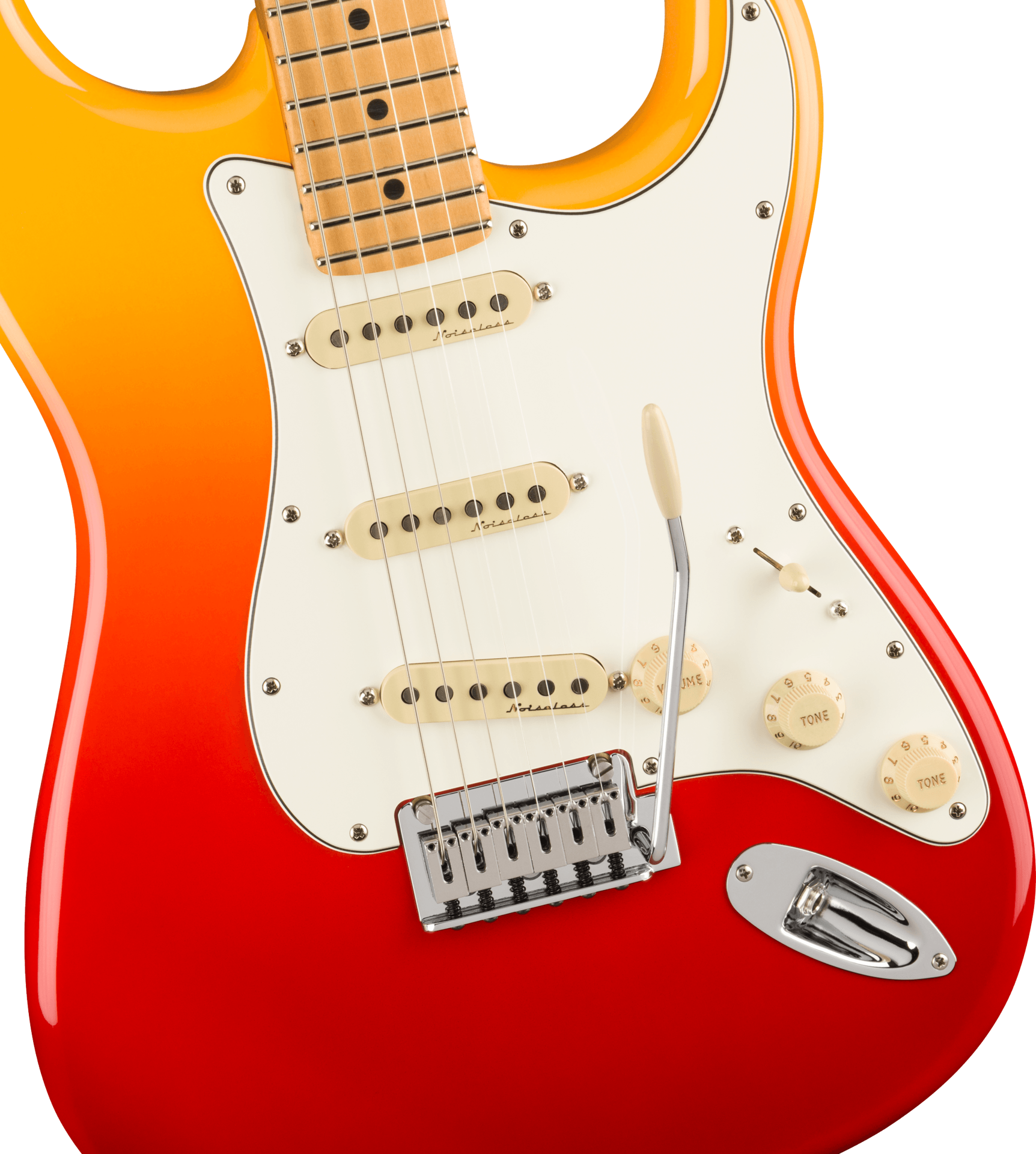 Fender Player Plus Stratocaster Electric Guitar w/Maple Fretboard - Tequila Sunrise