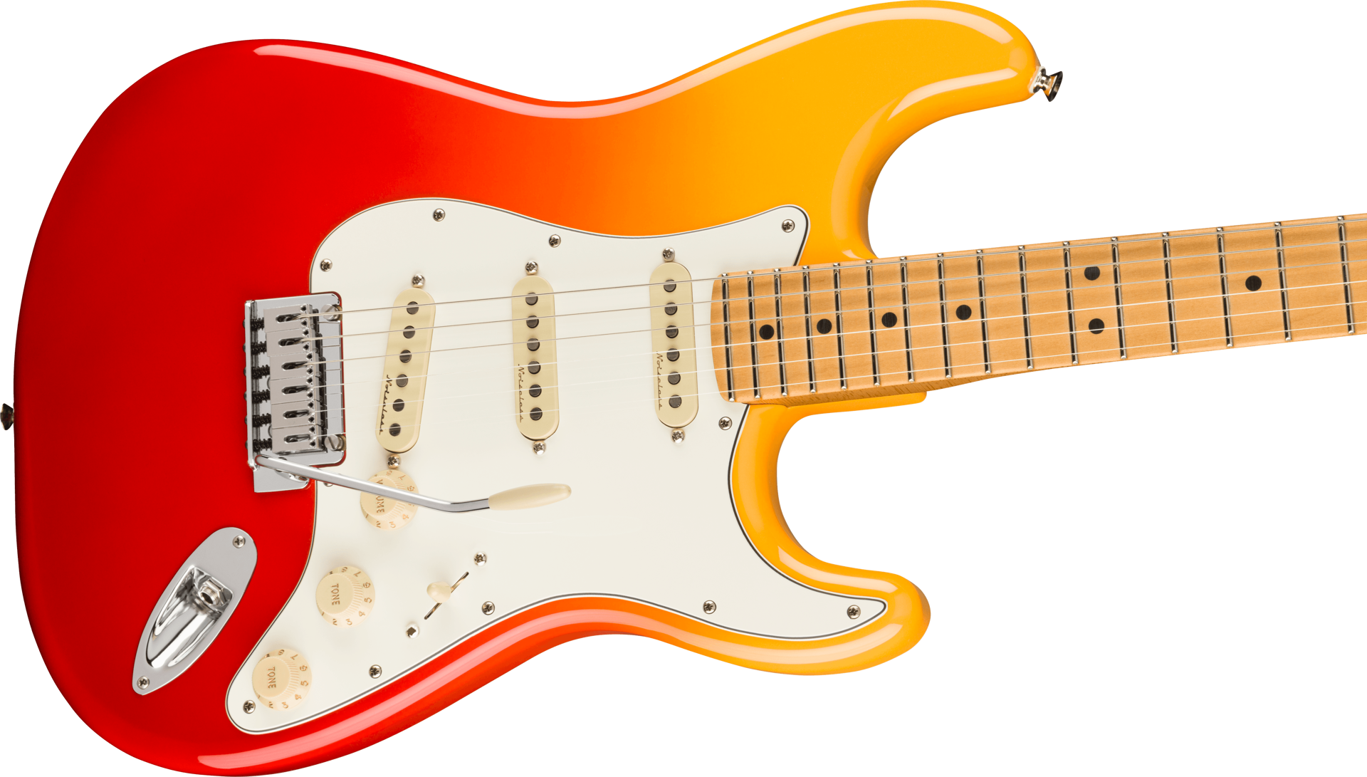 Fender Player Plus Stratocaster Electric Guitar w/Maple Fretboard - Tequila Sunrise