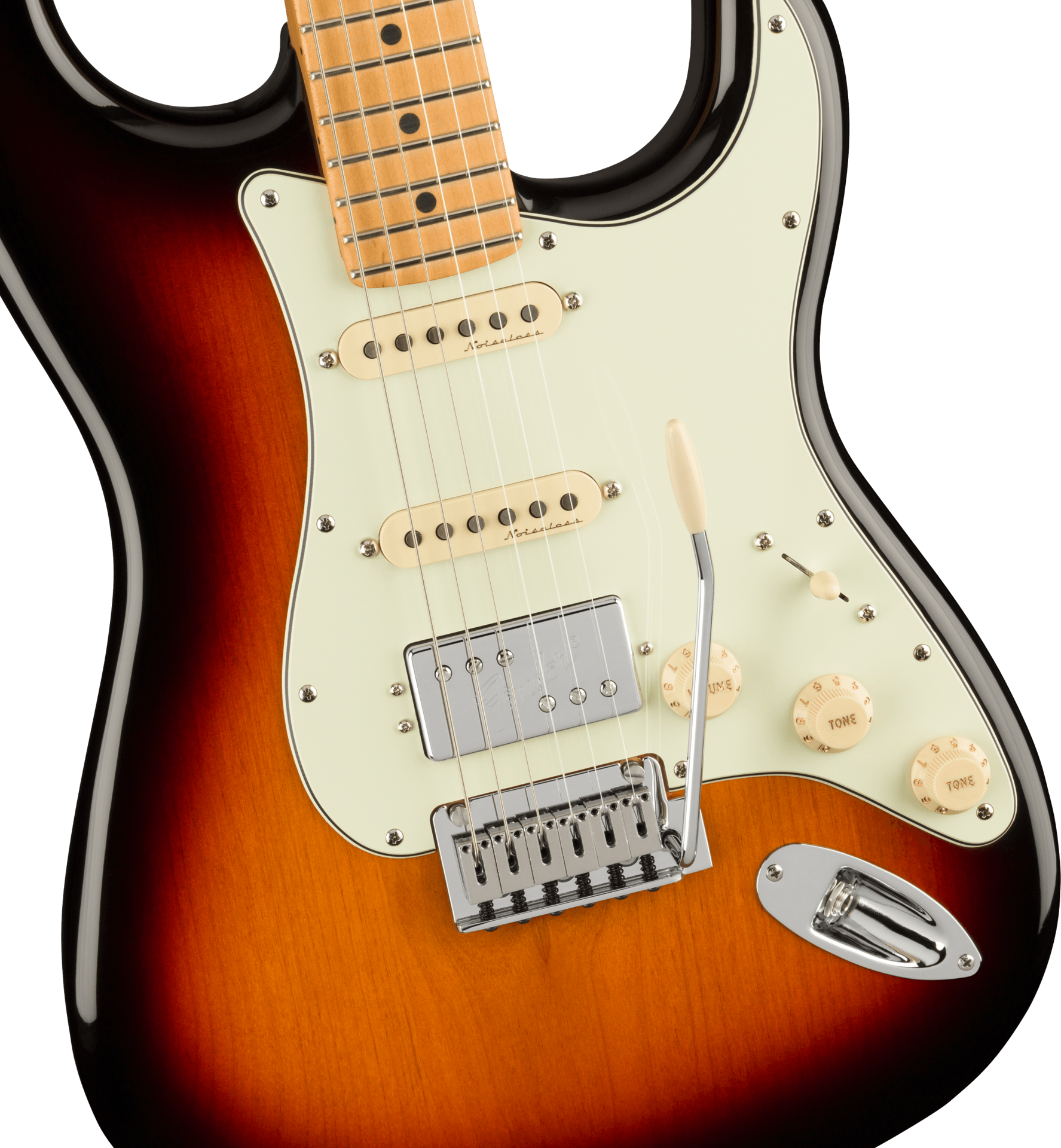 Fender Player Plus Stratocaster HSS Electric Guitar w/Maple Fretboard - 3 Colour Burst