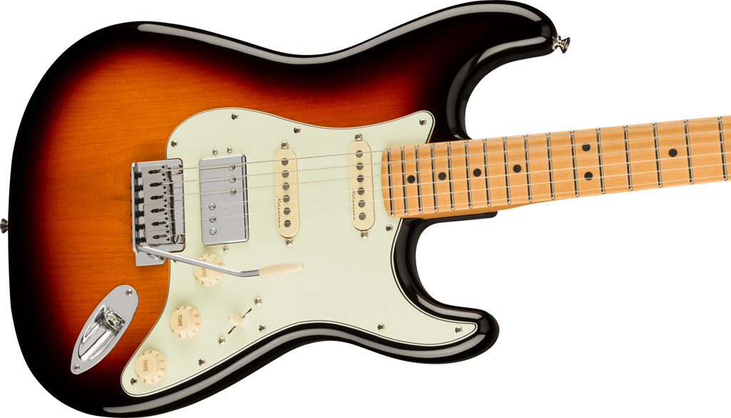 Fender Player Plus Stratocaster HSS Electric Guitar w/Maple Fretboard - 3 Colour Burst