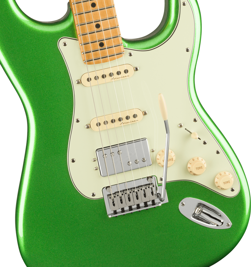 Fender Player Plus Stratocaster HSS Electric Guitar w/Maple Fretboard - Cosmic Jade