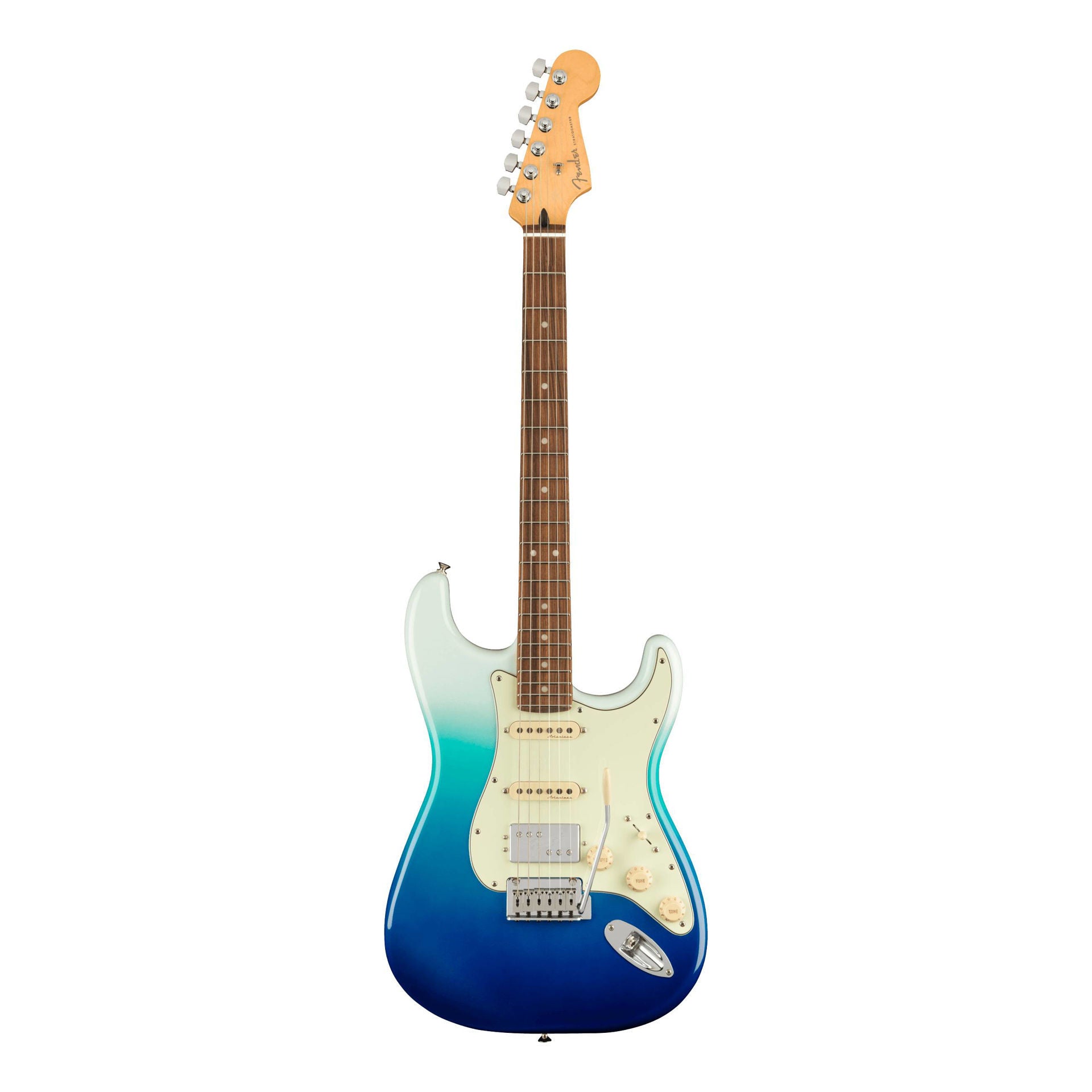 Fender Player Plus Stratocaster HSS Electric Guitar w/Pau Ferro Fretboard - Belair Blue