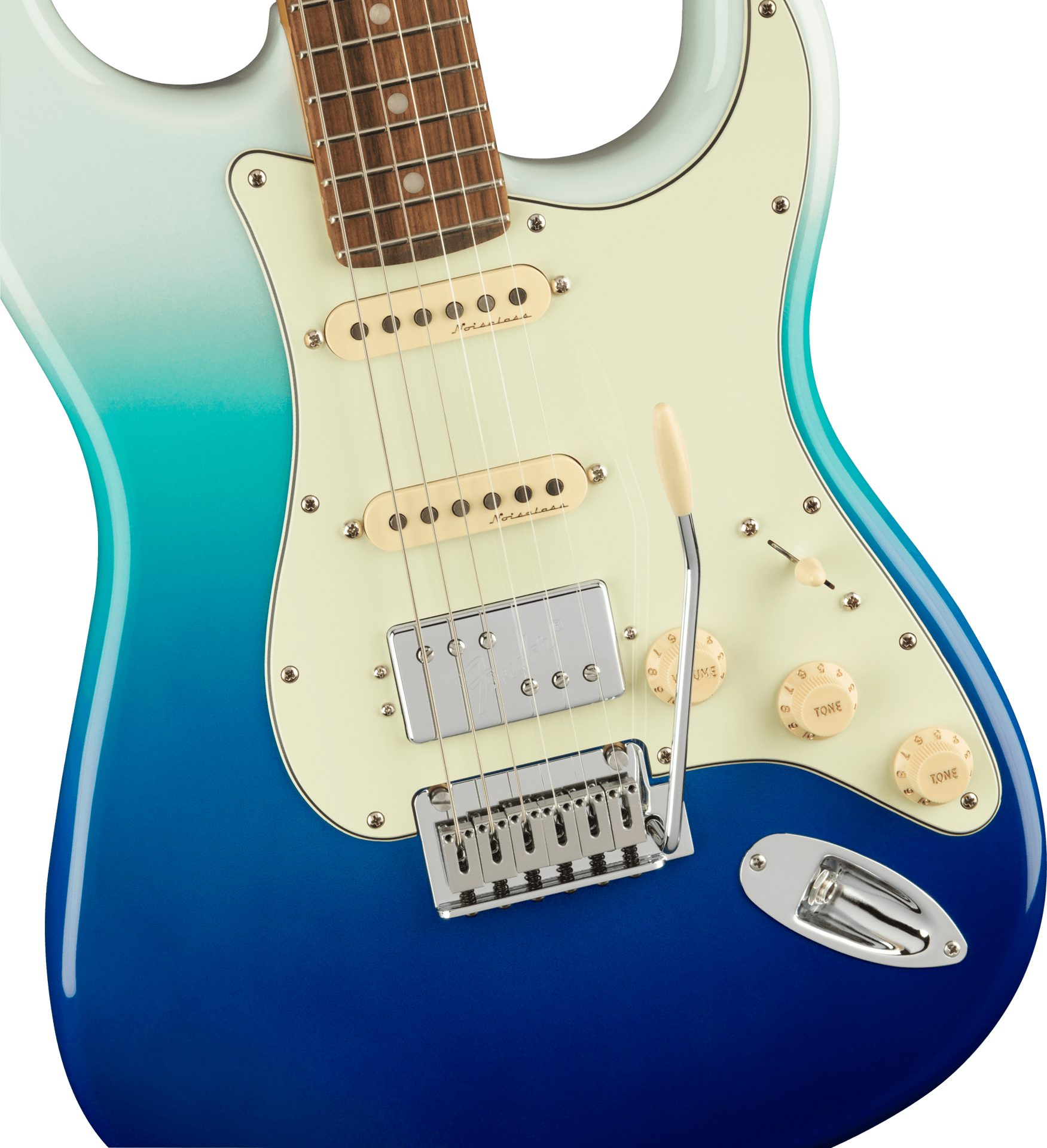 Fender Player Plus Stratocaster HSS Electric Guitar w/Pau Ferro Fretboard - Belair Blue