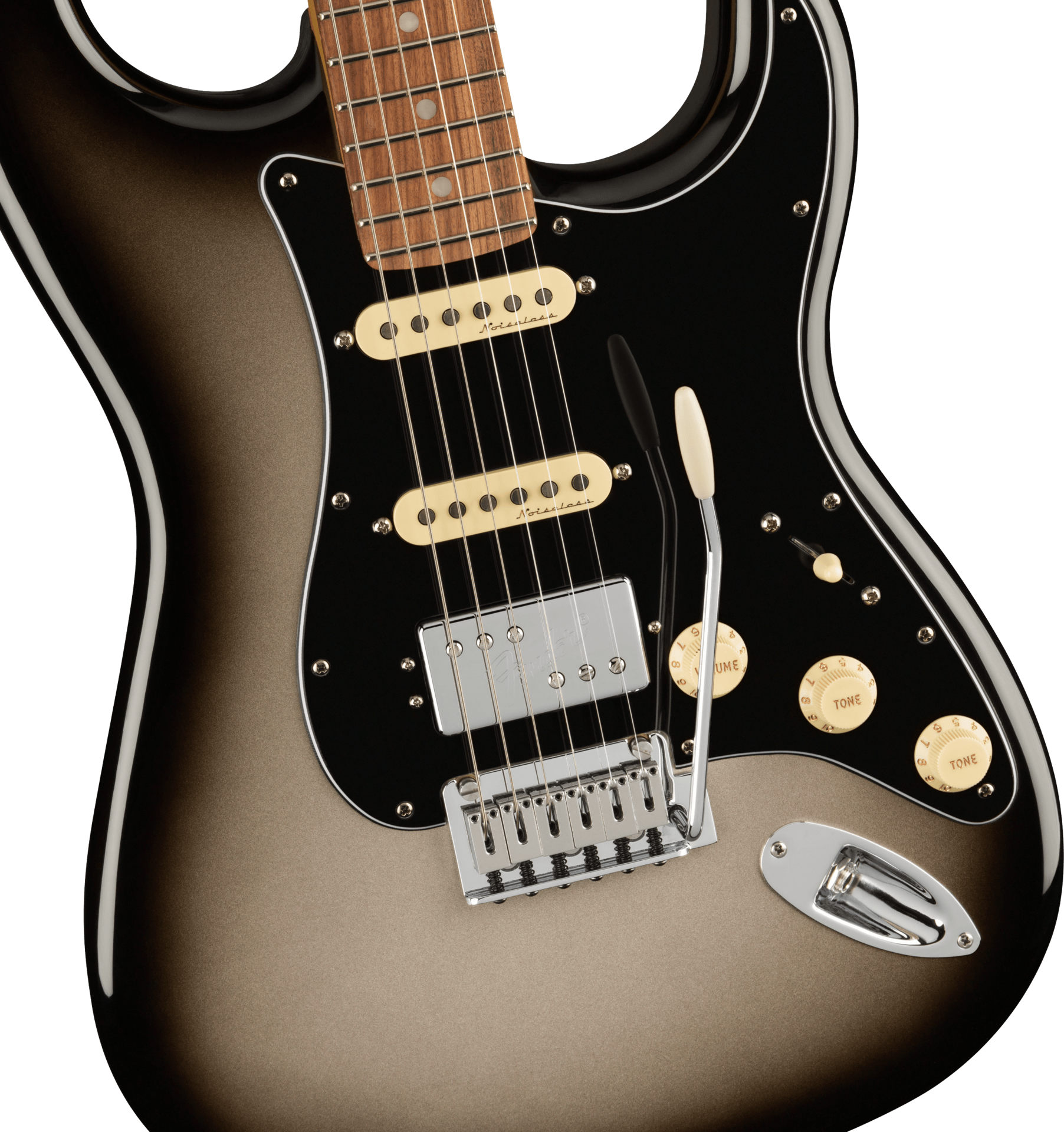 Fender Player Plus Stratocaster HSS Electric Guitar w/Pau Ferro Fretboard - SilverBurst