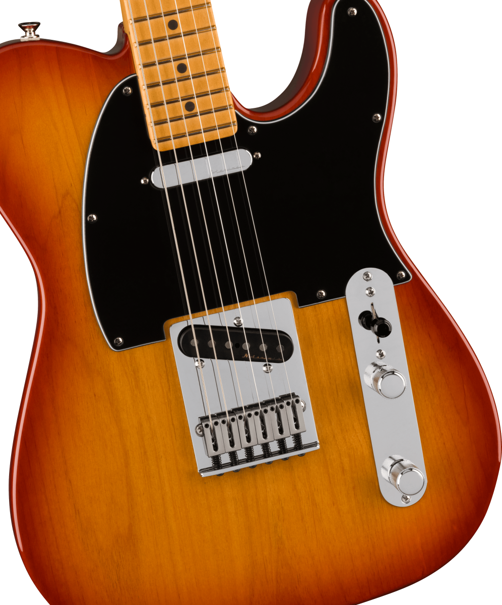 Fender Player Plus Telecaster Electric Guitar with Maple Fretboard in Sienna Burst
