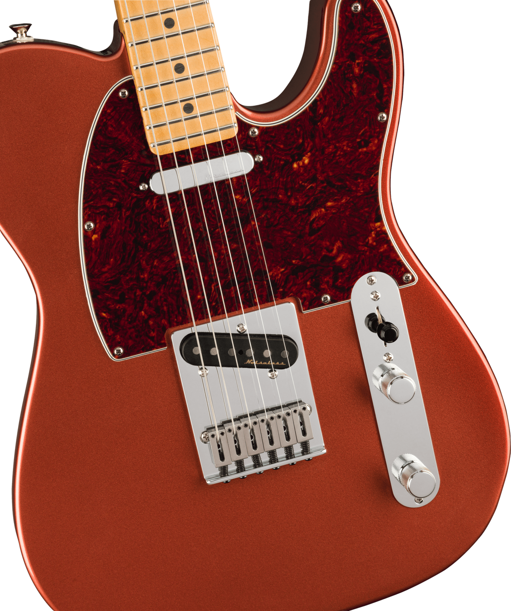 Fender Player Plus Telecaster Electric Guitar w/Maple Fretboard - Aged Candy Apple Red