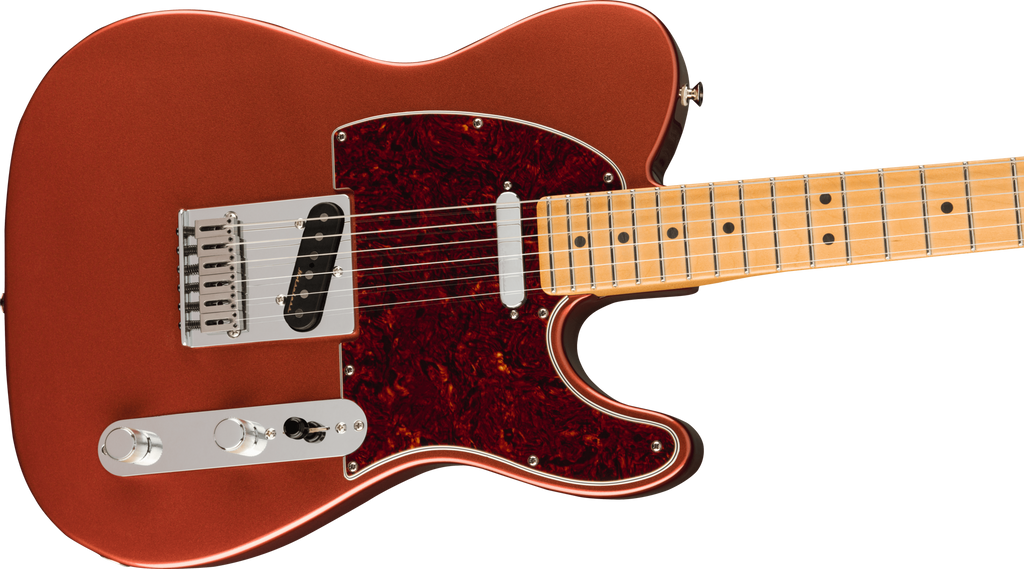 Fender Player Plus Telecaster Electric Guitar w/Maple Fretboard - Aged Candy Apple Red