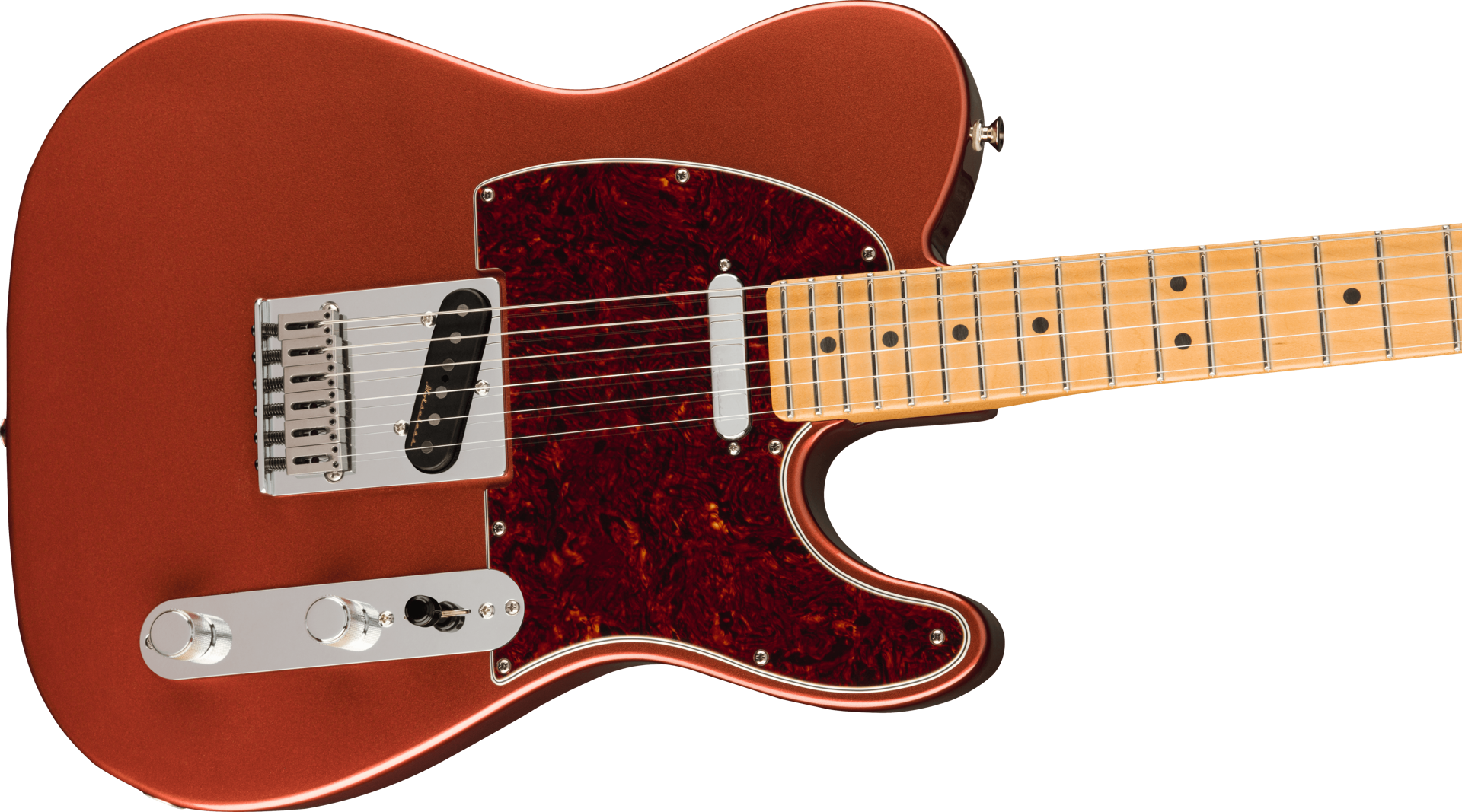 Fender Player Plus Telecaster Electric Guitar w/Maple Fretboard - Aged Candy Apple Red