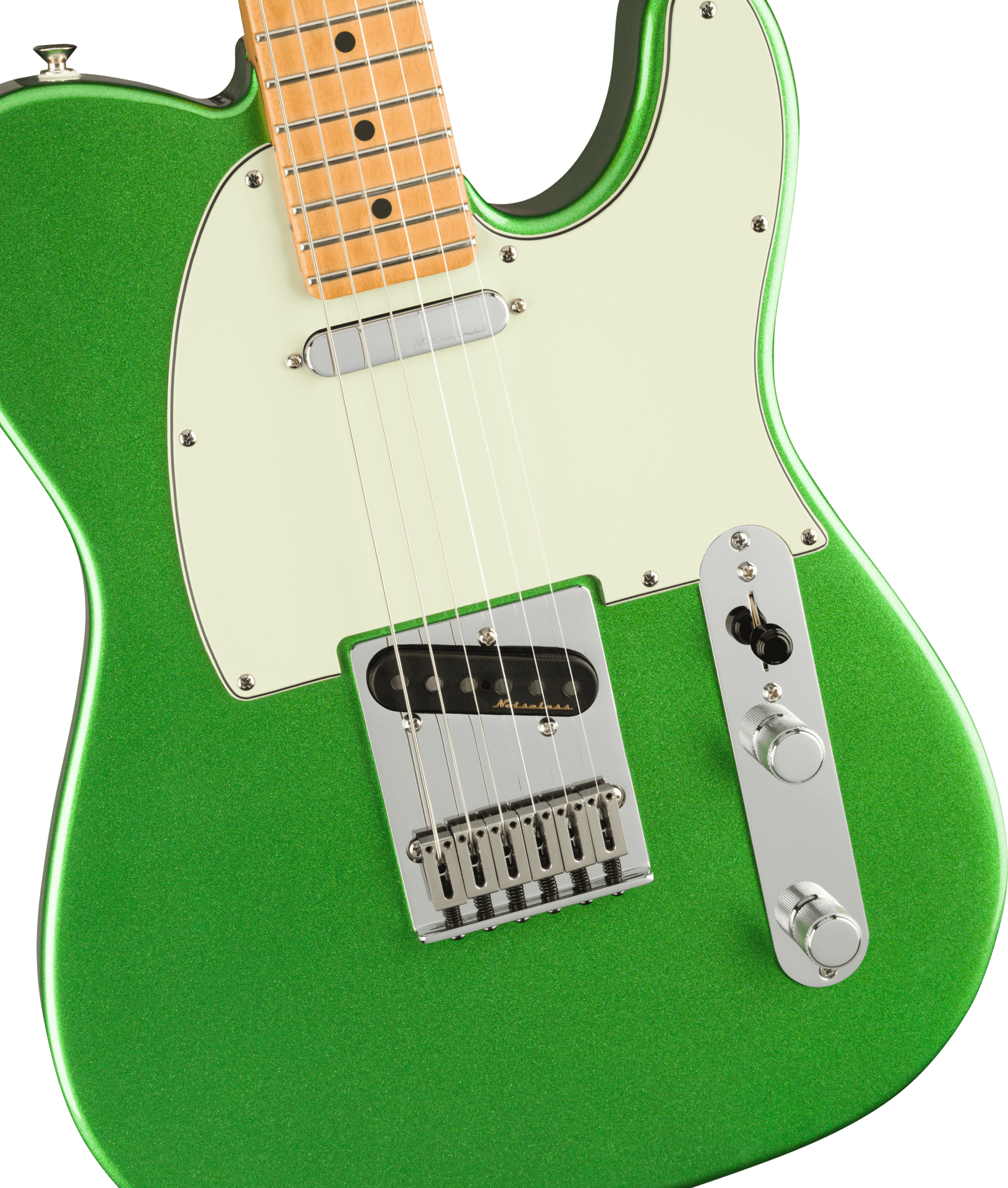 Fender Player Plus Telecaster Electric Guitar w/Maple Fretboard - Cosmic Jade