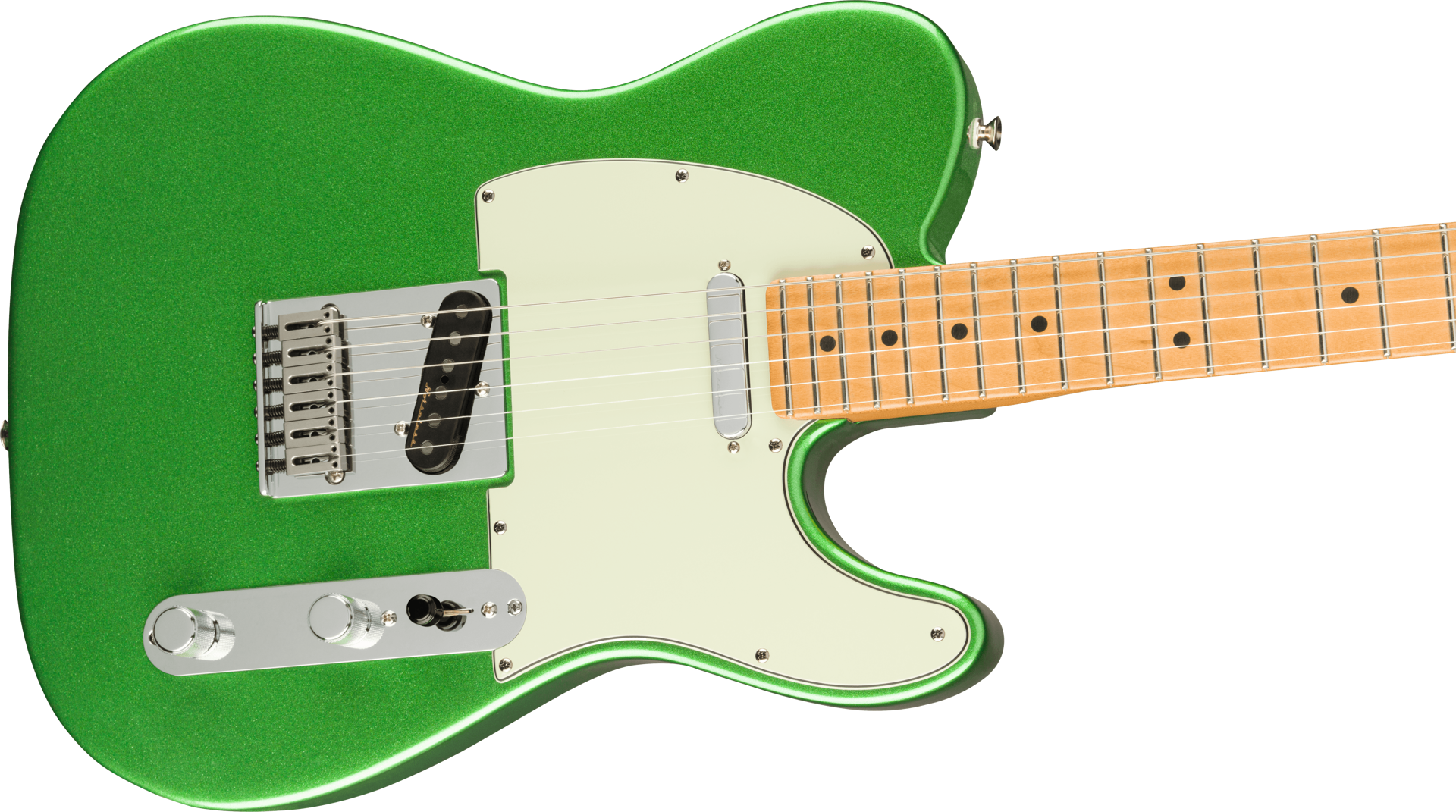 Fender Player Plus Telecaster Electric Guitar w/Maple Fretboard - Cosmic Jade