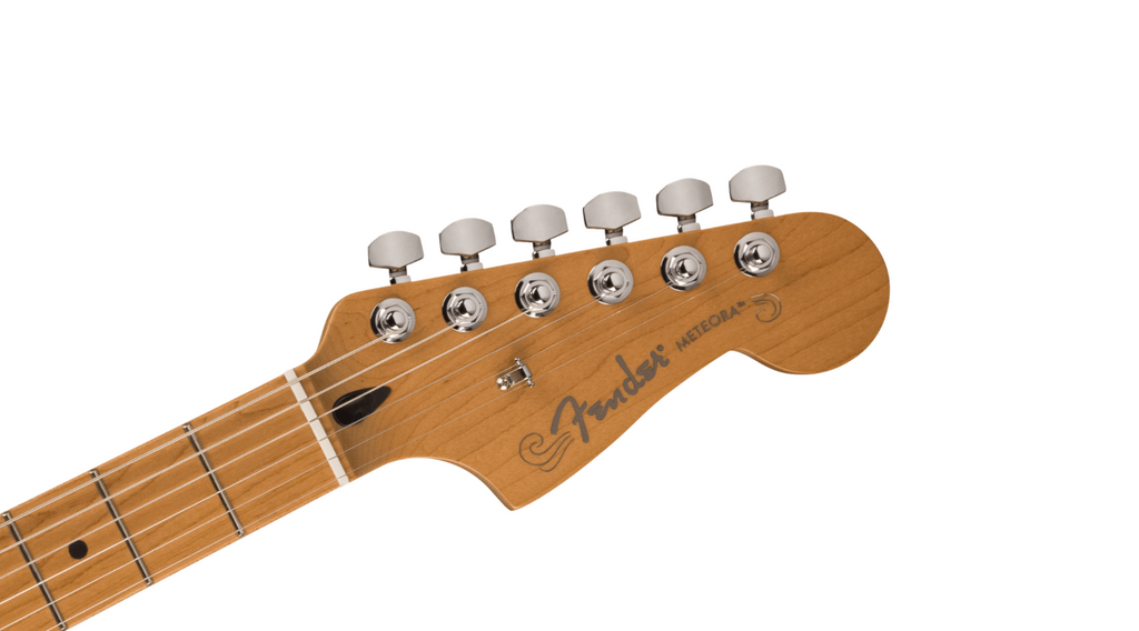 Fender LTD Player Plus Meteora w/Roasted Maple Neck in Sapphire Blue Trans