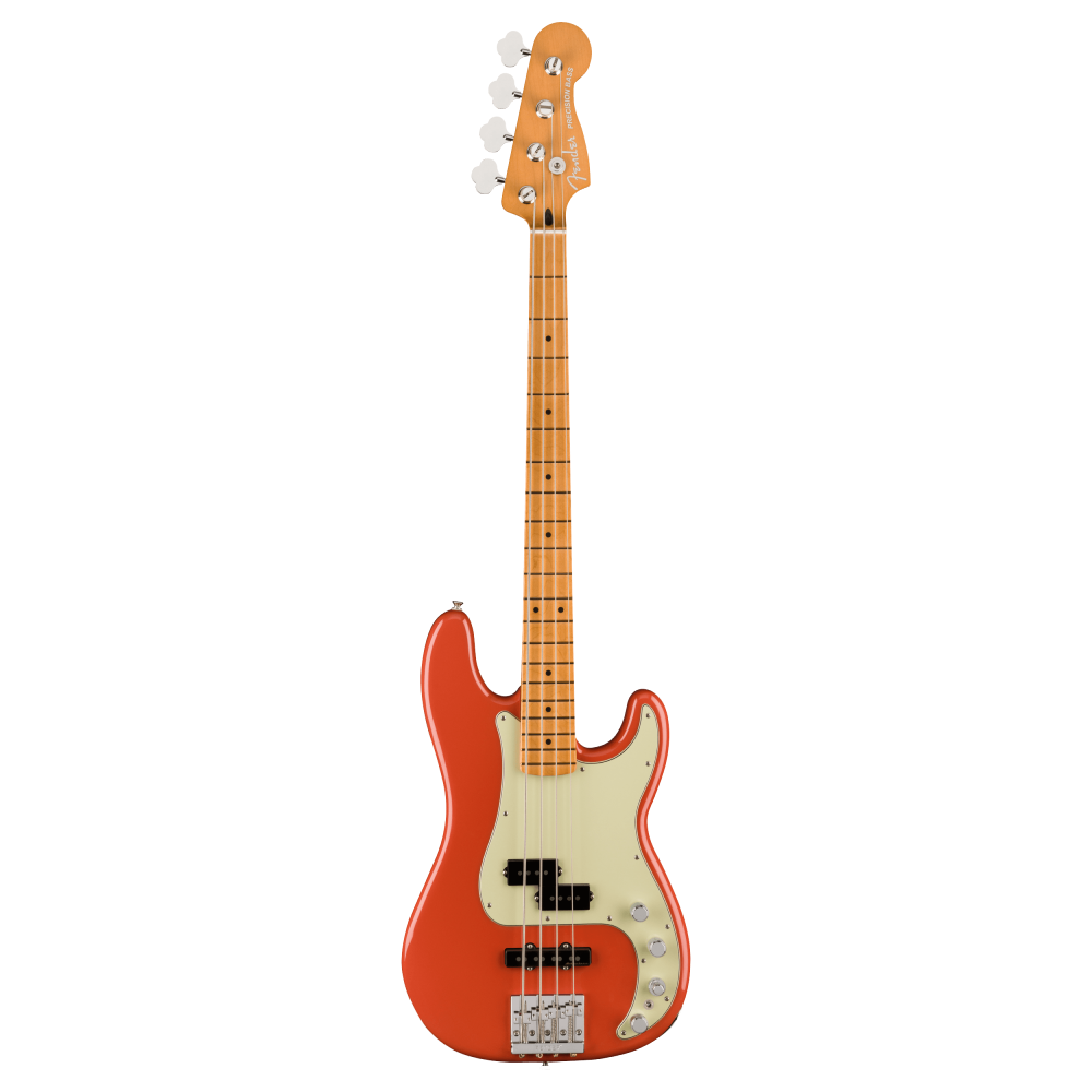 Fender Player Plus P Bass with Maple Fretboard in Fiesta Red