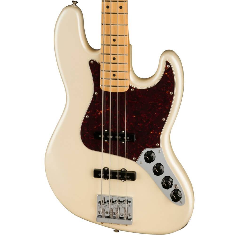 Fender Player Plus Jazz Bass Guitar w/Maple Fretboard - Olympic Pearl