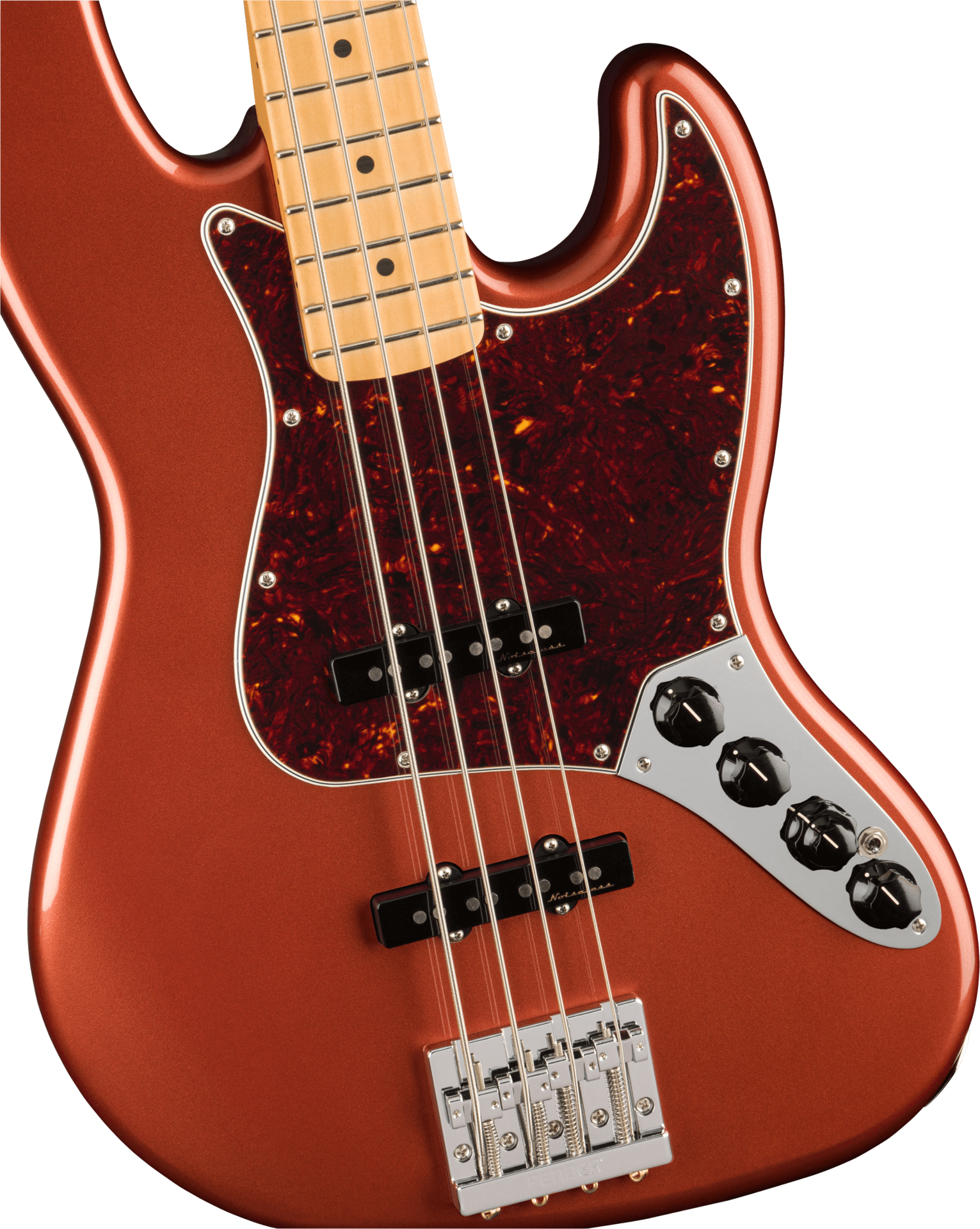 Fender Player Plus Jazz Bass Guitar w/Maple Fretboard - Aged Candy Apple Red