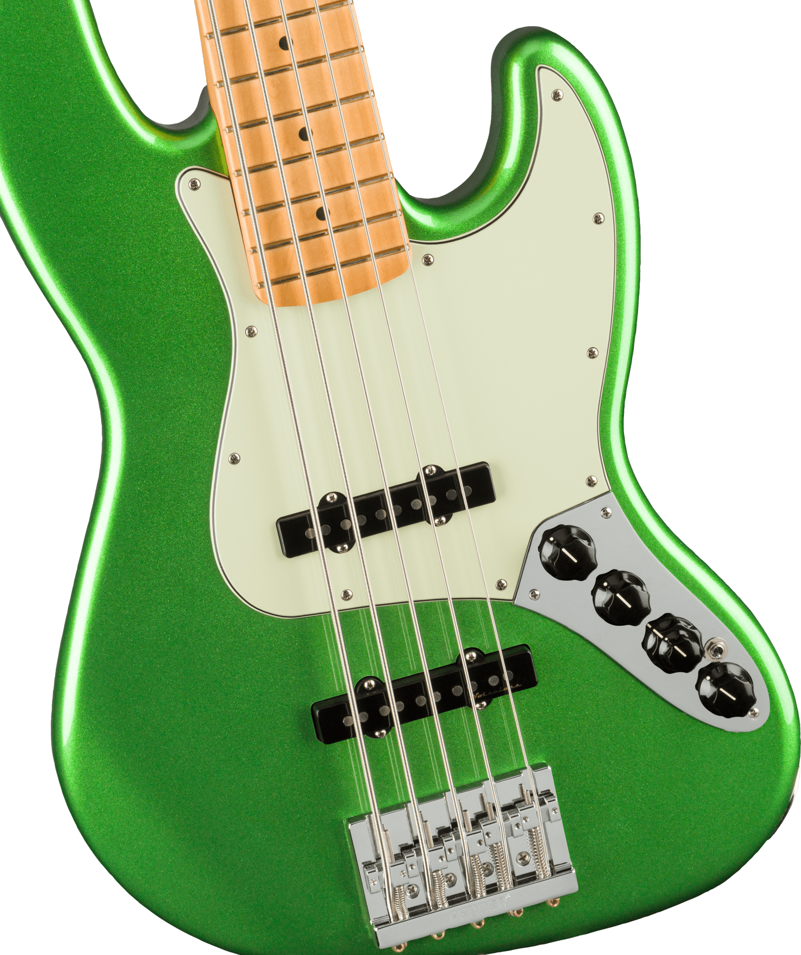 Fender Player Plus Jazz Bass V w/Maple Fretboard - Cosmic Jade